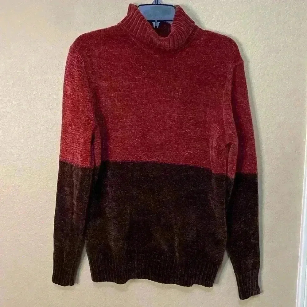 Men’s Alfani Turtleneck Ribbed Knit Long Sleeve Sweater NWT B1 Size S - Picture 2 of 14